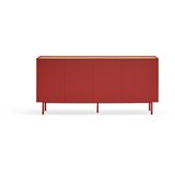 Teulat tamnocrvena komoda Arista, širina 165 cm | shoptok.hr
