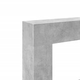  Okvir za kamin boja betona 81x18x82 cm od konstruiranog drva | shoptok.hr