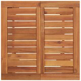  5-dijelni vrtni barski set od masivnog bagremovog drva Smeđa 60 cm table length | shoptok.hr