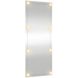 Zidno ogledalo s LED svjetlima 40 x 100 cm stakleno pravokutno | Eponuda.ba