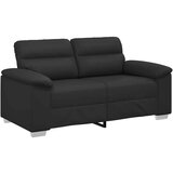  Dvosjed Kauč Crni 120 cm Implicitna koža - Crna 120 cm | shoptok.hr