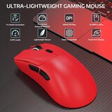 Attack Shark bežični gaming miš R1 PAW3311/TriMode/Superlight/Ergonomic/Red | Eponuda.com