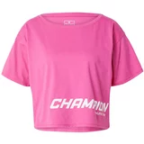 Champion Authentic Athletic Apparel Funkcionalna majica roza / bela