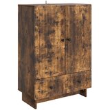 vidaXL Kreveta Dimljeni Hrast 66 x 34 5 x 95 cm Konstrukcijsko drvo - Dimljeni hrast Cijene