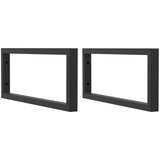  Zidna polica za umivaonik od čelika i masivne bukovine Smeđa 80 x 55 x 2.5 cm | shoptok.hr
