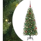 vidaXL Umestno božično drevo med 150 LED Zelena 150 cm PE in PVC | Shoptok.si