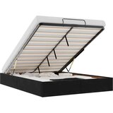 vidaXL Otomanski okvir kreveta bez madraca crni 140x190 cm baršunasti | shoptok.hr