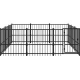  Zunanji pasji boks jeklo 8,47 m², (20799151) | Shoptok.si