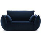 Mazzini Sofas Temno moder žameten fotelj Vanda – Cene