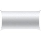 vidaXL Sončno platno Svetlo siva in bela. 5 x 2,5 m, (5000222536) | Shoptok.si