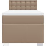  s oprugama i madrac cappuccino 100x200cm od umjetne kože | shoptok.hr