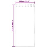 Voile zavjese s petljama 2 kom tamnosive 140x225 cm | Shoptok.si