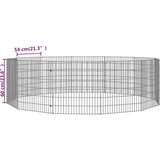  Ograda za životinje s 12 ploča 54 x 60 cm od pocinčanog željeza | Eponuda.com