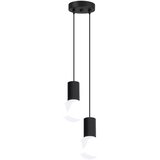 Sollux Lighting Viseča svetilka HALO 2P črna, (5000352315) | Shoptok.si