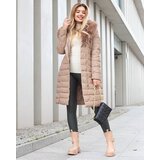 Resti Ladies' brown winter jacket - Clothing Cene
