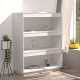 vidaXL Ormarić za knjige / sobna pregrada bijeli 80x35x103 cm borovina | shoptok.hr