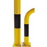 Black Bull Odbojni zaščitni lok XXL, jeklo, Ø 108 mm, za uporabo na prostem, VxŠ 1200 x 1000 mm | Shoptok.si