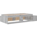  Okvir kreveta za skladištenje sivo sonoma 100x200 cm | shoptok.hr