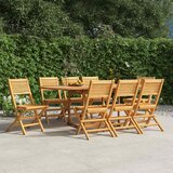 Sklopive vrtne stolice 8 kom 47x62x90 cm od masivne tikovine | Shoptok.si
