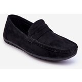 Boto marka niezdefiniowana Men's Suede Loafers Black Wesley | Shoptok.si