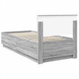  Krevetna konstrukcija Siva sonoma 70 x 190 cm Konstruirano drvo | shoptok.hr