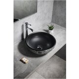 Sapho Crni keramički okrugao umivaonik ø 41 cm Priori – | shoptok.hr