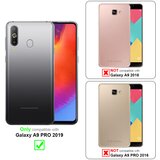 Cadorabo Oklepni film Full Screar, združljiv s Samsungom - zaščitnim filmom v prozornem s črno -kaljenim zaščitnim steklom v 9H trdoti s 3D dotikom, (20604334) | Shoptok.si