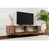 Hanah home tv polica serenity walnut black | ePonuda.com