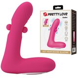 Pretty Love 2026 VIBRATOR Pretty Love Duden Pink - 12 vibracij, 3 gibanja, silikon, vodoodporen Cene
