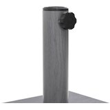  Baza za suncobran Tamno siva drvenasta 45 x 45 x 31,5 cm | shoptok.hr