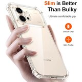 Techsuit Shockproof Clear Silicone prozirna maskica otporna na udarce za Honor 600 Pro | shoptok.hr