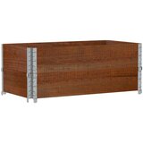  Vrtna sadilica smeđa 100x50 cm od borovine | shoptok.hr