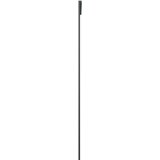  Klizna vrata od aluminija i stakla ESG 90 x 205 cm crna | shoptok.hr