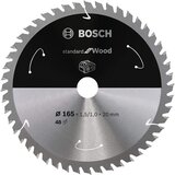 Bosch Standard for Wood list kružne testere za akumulatorske testere 165x1,5x20 T48 | ePonuda.com