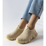 Gemre Light beige slip-on sports sneakers Obenor | shoptok.hr