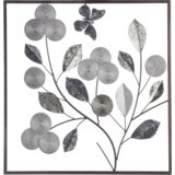 Atmosphera zidna dekoracija Fiore 50x50 metal siva | shoptok.hr
