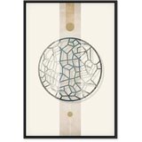  Slika - Circle with Artistic Details (1-part) - Abstract Shape 40x60 | shoptok.hr
