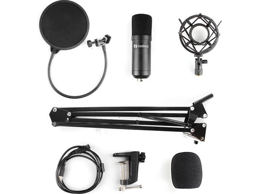 Sandberg Streamer USB mikrofon kit, crna | shoptok.hr