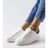 Gemre White sneakers with black insert Ingle | Shoptok.si
