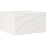  Vrtna sadilica bijela 80x80x45 5 cm od masivne borovine | shoptok.hr