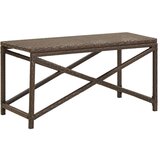 vidaXL Vrtna klop 80 cm poli ratan rjava, (20658536) Cene