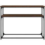  Konzolni stol boja hrasta 100 x 35,5 x 75 cm konstruirano drvo Smeđa | Shoptok.si