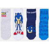 Sinsay Niske čarape s printom Sonic the Hedgehog, pakiranje od 4 para | shoptok.hr