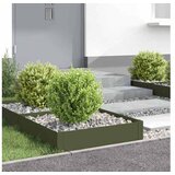 vidaXL Ograda oko Travnjaka 4 kom. 60 x 60 x 20 cm Čelik - Maslinastozelena 60 x 60 x 20 cm 4 | shoptok.hr