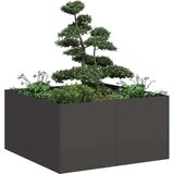 vidaXL Sadilica crna 80x80x40 cm od hladno valjanog čelika | shoptok.hr