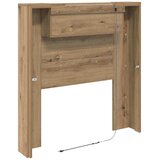  Uzglavlje S LED lampica Umjetnički hrast 100 x 15 x 103,5 cm | shoptok.hr