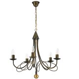 ONLI Luster na lancu MILVIA 5xE14/6W/230V u bronzanoj boji | Eponuda.com