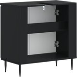  Kupaonski ormarić za sudoper HAARLEM Crna 59,5 x 31,5 x 59 cm | shoptok.hr