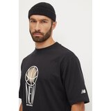 New Balance Pamučna majica za muškarce, boja: crna, s tiskom, MT44585BK Cijene