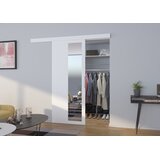 ADRK Klizna zidna vrata s ogledalom MALTA 106 cm - BIJELA | shoptok.hr